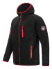 Rock Creek Fleecejacke in Schwarz
