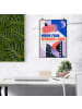 Mr. & Mrs. Panda Plakat Eintrittskarte modern Design mit Spruch in Weiß
