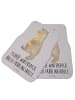 Mr. & Mrs. Panda Schmutzfangmatte Auto Otter Bauch mit Spruch in Grau Pastell