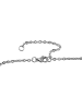 Adeliás Damen Halskette – Ankerkette aus Edelstahl mit Zirkonia 45 cm in silber