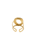Steel_Art OneSize Ring Damen Eleonora goldfarben in goldfarben
