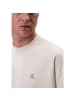 CALVIN KLEIN JEANS Weiß Beige Baumwolle Sweatshirt