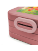 Mr. & Mrs. Panda MEPAL Bentobox Hummel Blume Design ohne Spruch in Rot Pastell