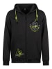 SCHIETWETTER Sweatjacke "Justus Jellyfish" in anthrazit melange