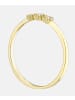 Vanlere Trilogie-Ring aus 375 Gelbgold mit Zirkonia