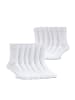 Yalion 12er-Set Premium Herren & Damen Business Socken Baumwolle Businesssocken Weiß