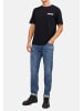 Jack & Jones T-Shirt Corp in Schwarz / rot