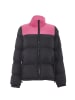 myMO ATHLSR Damen Wattierte Steppjacke in Schwarz Rosa