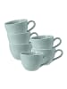 Seltmann Weiden 6er Set Kaffeetassen Beat Color Glaze in Arktisblau 0,26 l