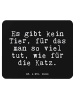 Mr. & Mrs. Panda Mouse Pad Es gibt kein Tier,... mit Spruch in Schwarz