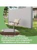 SONGMICS Seitenmarkise Zubehör Sheld in Grau - (B)11.5 x (H)11.5 x (T)46 cm