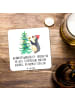 Mr. & Mrs. Panda Untersetzer Pinguin Weihnachtsbaum mit Spruch in Weiß