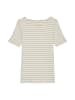 Marc O'Polo Gestreiftes T-Shirt slim in multi/ linen beige