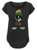 F4NT4STIC Long Cut T-Shirt Looney Tunes Marvin The Martian in schwarz