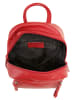 Samantha Look Rucksack echt Leder in rot
