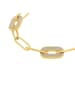 s.Oliver Armband Edelstahl, IP Gold in Beige