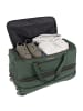 travelite Basics - Rollenreisetasche 98/119L 70 cm erw. (bordeaux) in dunkelgrün