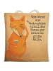 Mr. & Mrs. Panda Tasche Fuchs Lord Design mit Spruch in Weiß