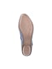 rieker Pumps mit Absatz aus Nepal-Leder Blau