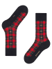 Burlington Socken X-Mas Tartan in Black