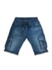 WANGUE Jeans Shorts Kurze Cargo Sommer Hose Bermuda in Blau-2