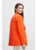 b. young BYESTALE  BLAZER 3 - HEAVY WOVEN Loose fit in Orangeade