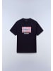 Napapijri T-Shirt "S-Drapeau Ss" in Blau