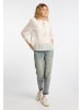 DreiMaster Vintage Damen Blusenshirt Mit Spitze in WOLLWEISS