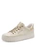 Marco Tozzi Sportliche Schnürschuhe in Beige