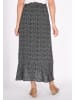 Usha Women Skirt in black white