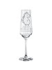 Mr. & Mrs. Panda Sektglas Einhorn Mann mit Spruch in Transparent