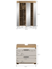 ebuy24 Badmöbelset Scout Kaschmir 60 x 34 cm