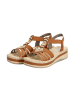 rieker Dollaro Sandalen mit Gummibändern Braun