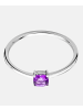 Diamant L'éternel Ring aus 375 Weißgold mit Amethyst