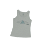 Jack Wolfskin Tank-Top Triangle Oc Shirt Kinder T-Shirt ärmellos in Grau