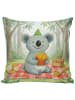 Mr. & Mrs. Panda Sofakissen 40x40 Koala Pommes Design ohne Spruch in Weiß