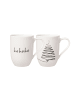Villeroy & Boch 2er Set Kaffeebecher XMAS Statement in 280 ml in weiß