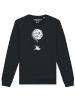 wat? Apparel Sweatshirt Funny Spaceman in Schwarz