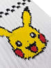 Pokemon 2er Pack Pokemon Socken Pikachu & Evoli Tennissocken Söckchen in weiß