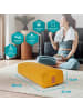 DoYourFitness Yoga-Bolster Paravati gefüllt Dinkelspelz gelb eckig gelb