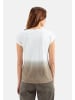 Camel Active T-Shirt in Dip-Dye Optik in Khaki