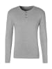 H.I.S Langarmshirt in grau-meliert