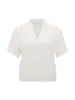 OPUS Kurzarmbluse für Damen in Weiß