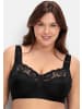 sheego Bügelloser BH in schwarz