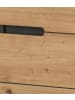Inn.Furn Badmöbel-Set Eiche, grau 3-teilig 154 cm, Komplettset mit Soft-Close