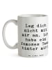 Mr. & Mrs. Panda Tasse Im Team zusammenarbeiten mit Spruch in Weiß