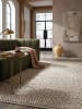 KADIMA DESIGN Flachgewebe-Teppich Handgewebt MEDWAY 65% Wolle Pflegeleicht in Beige