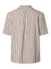 Pieces Kurzarmhemd in Greige