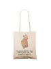Mr. & Mrs. Panda Schultasche Bär Wandern mit Spruch in Creme
