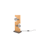 Trio Leuchten Tischleuchte TAILOR in Nickel antik / Holz